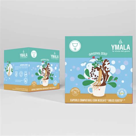 YMALA 16 capsule Ginseng Zero Nescafè Dolce Gusto Ortivery