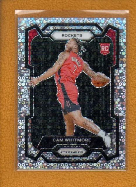 ROCKETS CAM WHITMORE 2023 24 Panini Prizm Recrue Fast Break Prizm RC