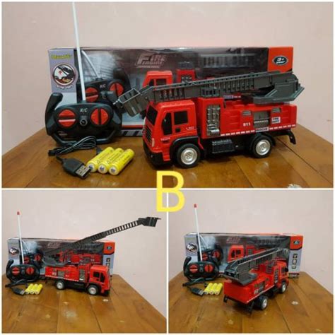 Jual Rc Mobil Pemadam Kebakaran Mainan Remote Control Fire Rescue