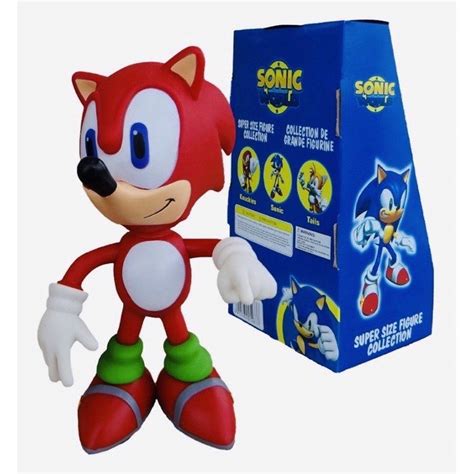 Bonecos Turma Do Sonic Vermelho 25 Cm Action Figure Submarino