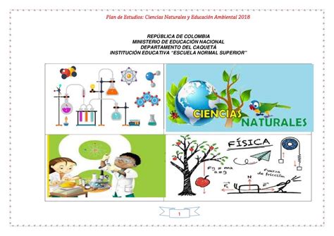 El Programa De Estudio De Ciencias Naturales Para Primer Grado Una