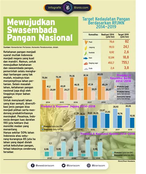 Ini Tantangan Menuju Swasembada Pangan Infografik Bisnis