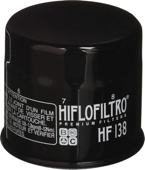 Amazon.com: HIFLO FILTRO HF138 Black Premium Oil Filter : Automotive
