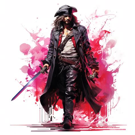 Premium Photo Pirates Of The Caribbean Poster Generative Ai