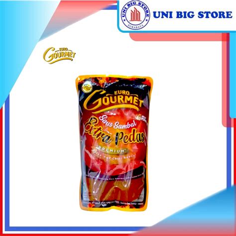 Jual Euro Gourmet Saus Sambal Extra Pedas Gr Saos Lombok Chili