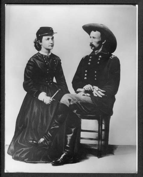 George Armstrong And Elizabeth Custer Kansas Memory