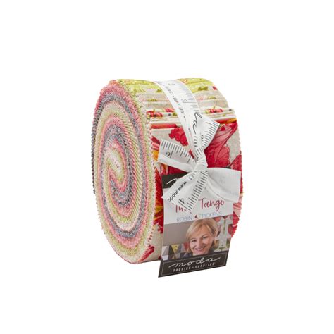 Moda Tulip Tango Jelly Roll By Robin Pickens Jr Emerald City Fabrics