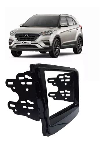 Moldura Painel 2 Din Hyundai Creta 2017 2018 2019 2020 Frete grátis