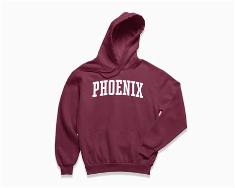 Phoenix Hoodie Phoenix Arizona Hooded Sweatshirt College Etsy