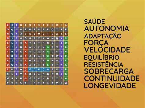 Caça Palavras De Educação Fisica Para Imprimir
