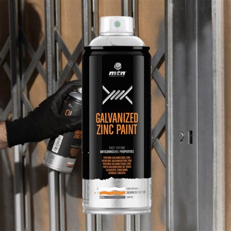 Spray Pro Galvanizado En Frio Zinc Mate Ml Montana Pintulac