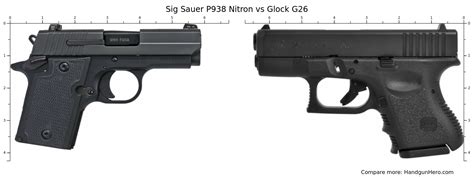 Sig Sauer P Nitron Vs Glock G Size Comparison Handgun Hero