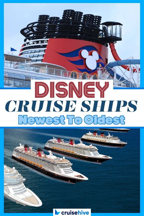 Disney Cruise Ships: Newest to Oldest