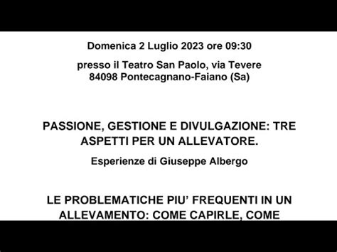 Domenica Luglio Vi Aspetto A Pontecagnano Faiano Sa Youtube