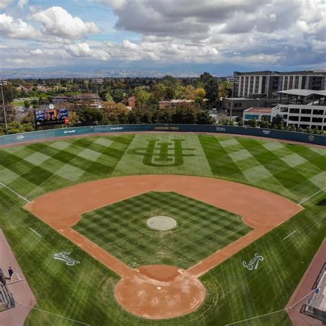 Cicerone Field With Uci Logo In The Outfield On April Uci Campus