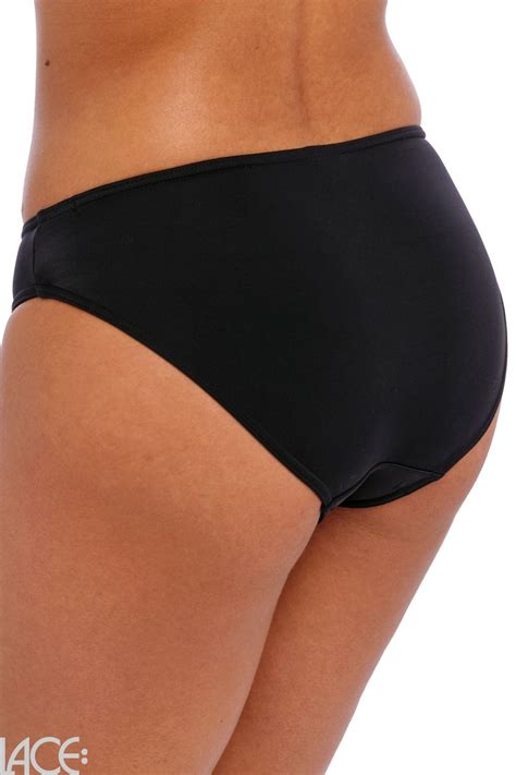 Freya Swim Jewel Cove Bikini Classic Brief Plain Black Lace Lingerie