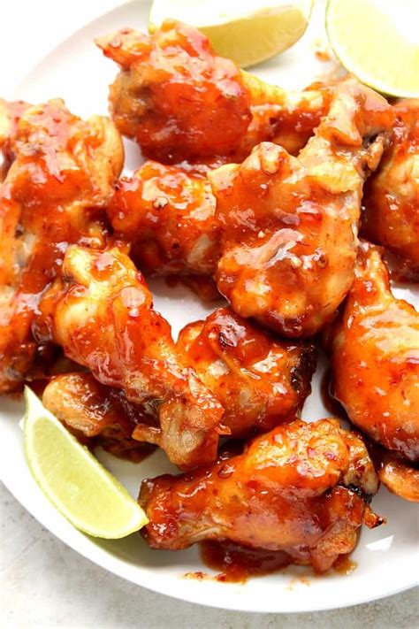 Sweet And Spicy Crock Pot® Chicken Wings Recipe Crunchy Creamy Sweet