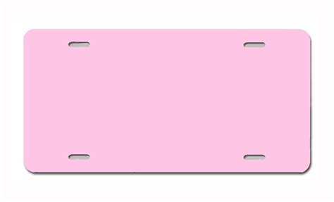 Customizable Front License Plate Pink Carpe Diem Designs