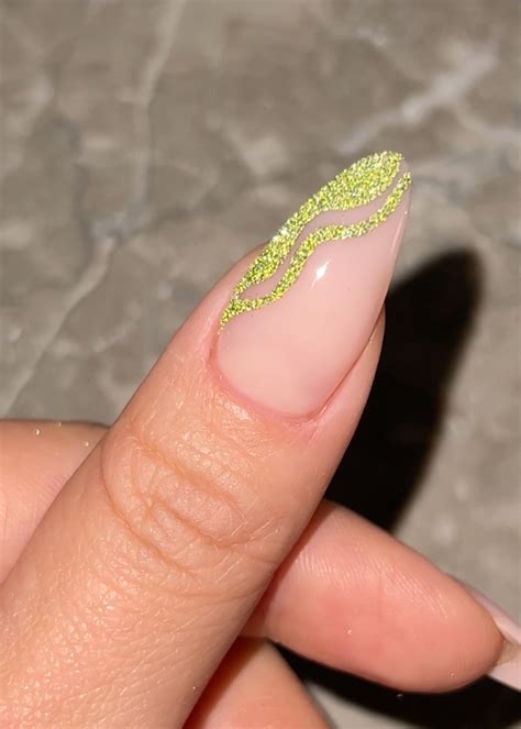 Canary Flashing Pigment Bright Green Loose Reflective Glitter The