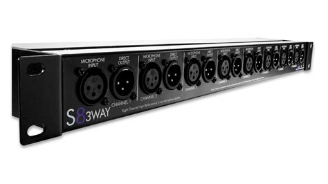 S8-3Way – Eight Channel Three-Way Mic Splitter – ART Pro Audio