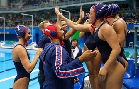 Rio Olympics Us Womens Water Polo Team Bound For Gold Medal Game After Beating Hungary In