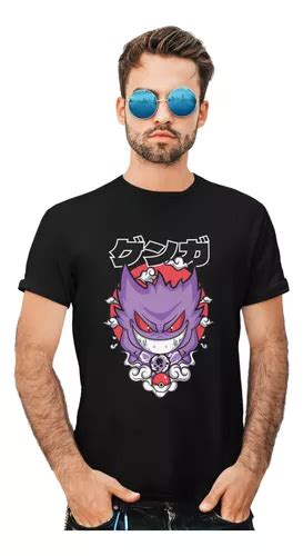 Playera Gengar Fantasma Pokemon Ghost Varias Tallas Meses Sin Inter S