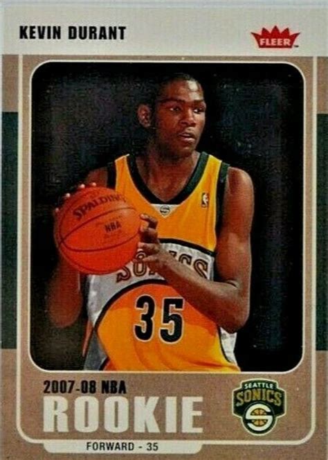 Kevin Durant 2007 Fleer 212 Base Price Guide Sports Card Investor