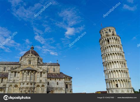 Magnificent Pisa Architecture Cathedrals Leaning Tower Pisa — Stock ...