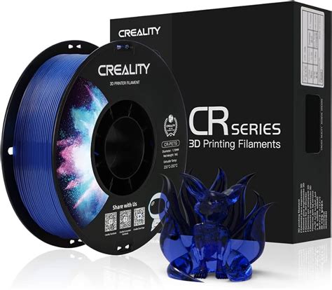 Creality Cr Petg Filament Effaf Mavi Mm Kg Uygun Fiyata Sat N