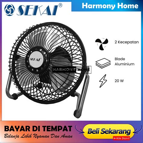 Jual Sekai Hfn High Velocity Fan Kipas Angin Tornado Mini Meja