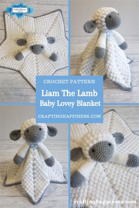 Liam The Lamb Baby Lovey Blanket Crafting Happiness