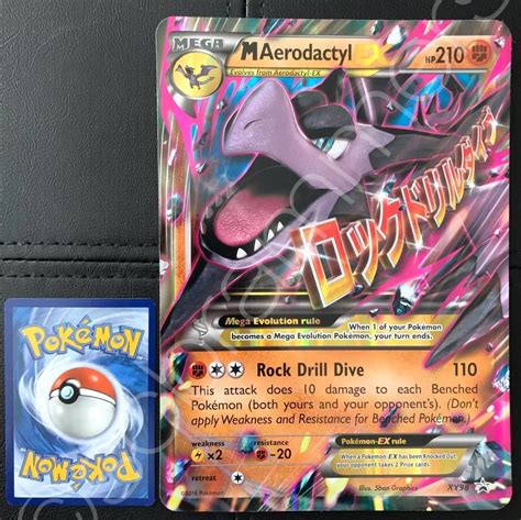 Pokemon Mega Aerodactyl Card