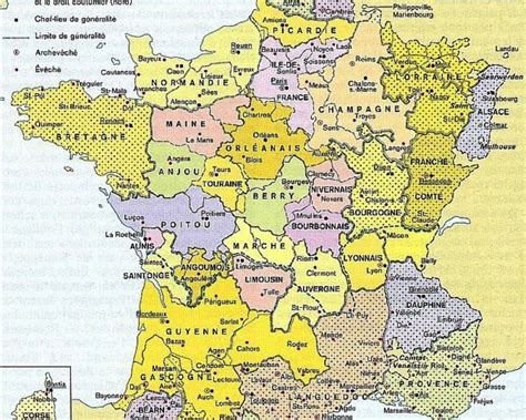 Provinces In France Map - Alvera Marcille