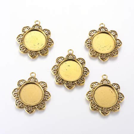 Wholesale Tibetan Style Pendant Cabochon Settings Jewelryandfindings