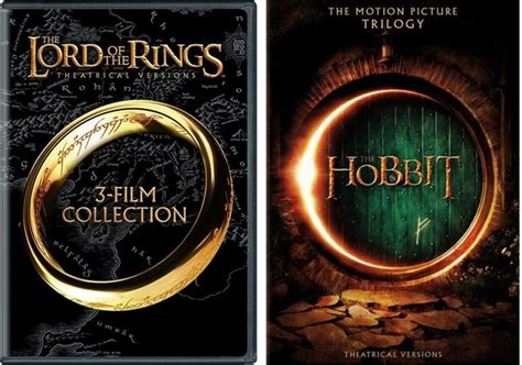 El Señor de los Anillos Trilogía y El Hobbit Trilogía 9 DVD SET