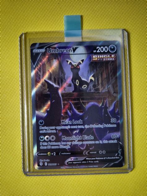 Pok Mon Tcg Umbreon V Evolving Skies Ultra Rare Nm Ebay