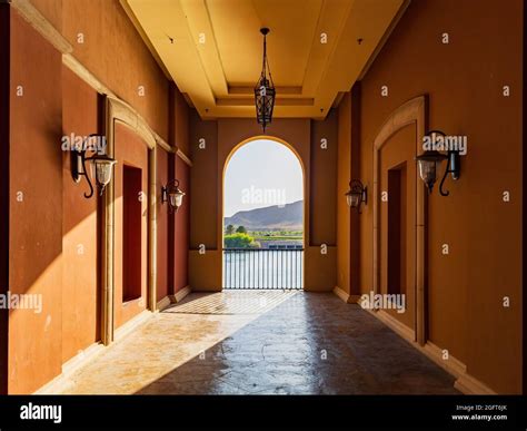Hallway Of The Lake Las Vegas At Nevada Stock Photo Alamy