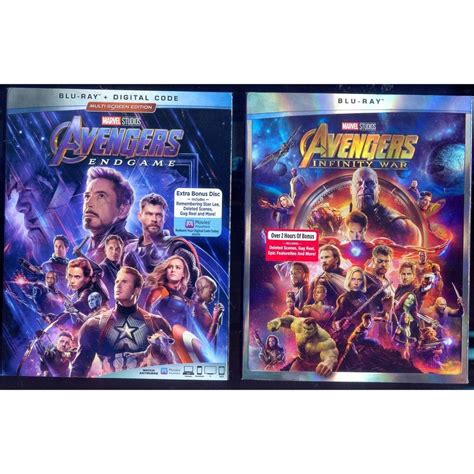 Avengers Infinity War Endgame Blu Ray Hobbies Toys Music