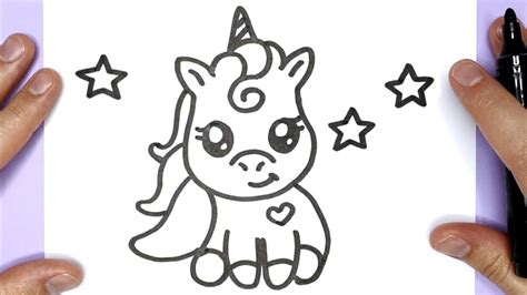 Comment Dessiner Une Licorne Kawaii Tape Par Tape Youtube