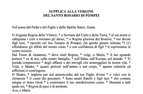 Supplica alla Madonna del Rosario di Pompei, dove seguire la diretta e