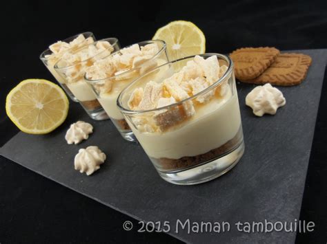 Verrine Citron Speculoos Maman Tambouille