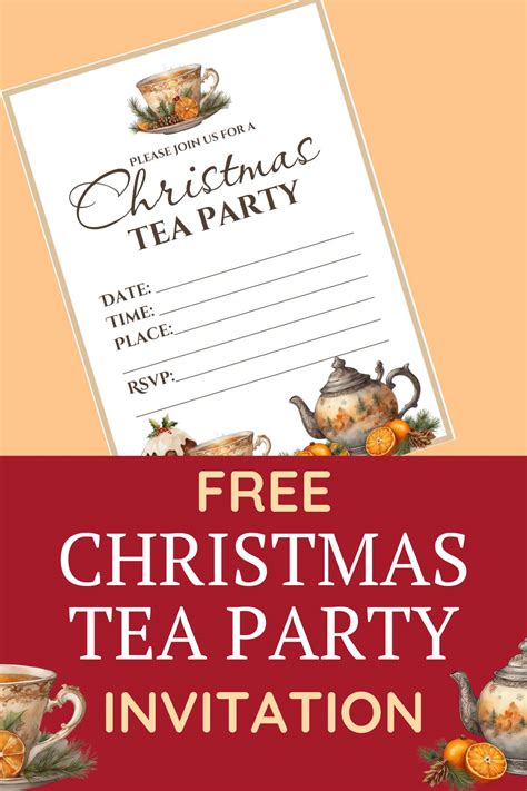 Host A Lovely Christmas Tea Party