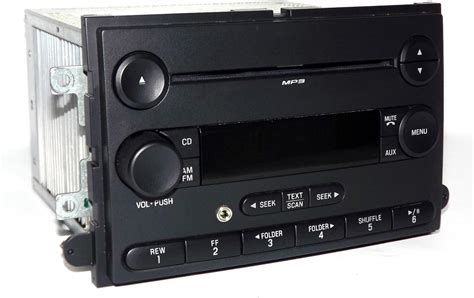 1 Factory Radio Am Fm Mp3 Cd With Auxiliary Input Compatible With 2007 2008 Ford F 150 Pickup