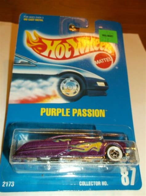 Purple Passion 87 Purple Ww Hot Wheels Blue Card Ebay