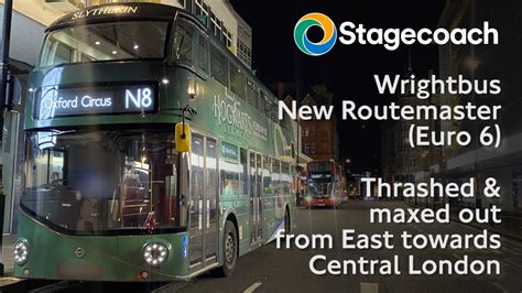 Stagecoach London Wrightbus NRM Gets Thrashed Maxed Out From East