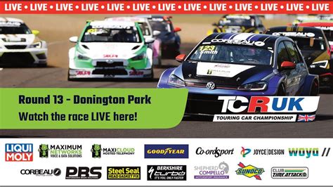 Tcr Uk Live Round Donington Park Youtube