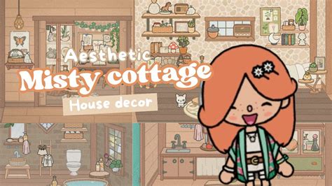 Misty Cottage Aesthetic Decor 💫🍀toca Boca World House Tour Youtube