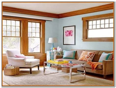 Image Of Best Paint Colors With Oak Trim Style Living Room Paint