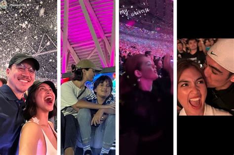 LOOK: Pinoy celebrities enjoy Coldplay concert in PH | ABS-CBN News