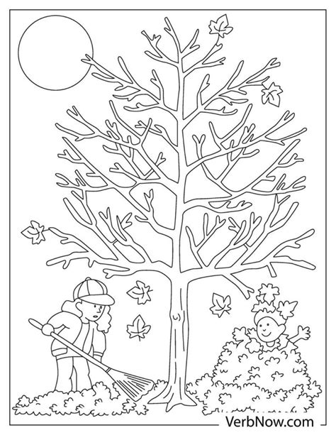 Free TREES Coloring Pages & Book for Download (Printable PDF) - VerbNow